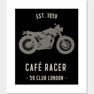 Café Racer 59 Club London 1959 Posters and Art